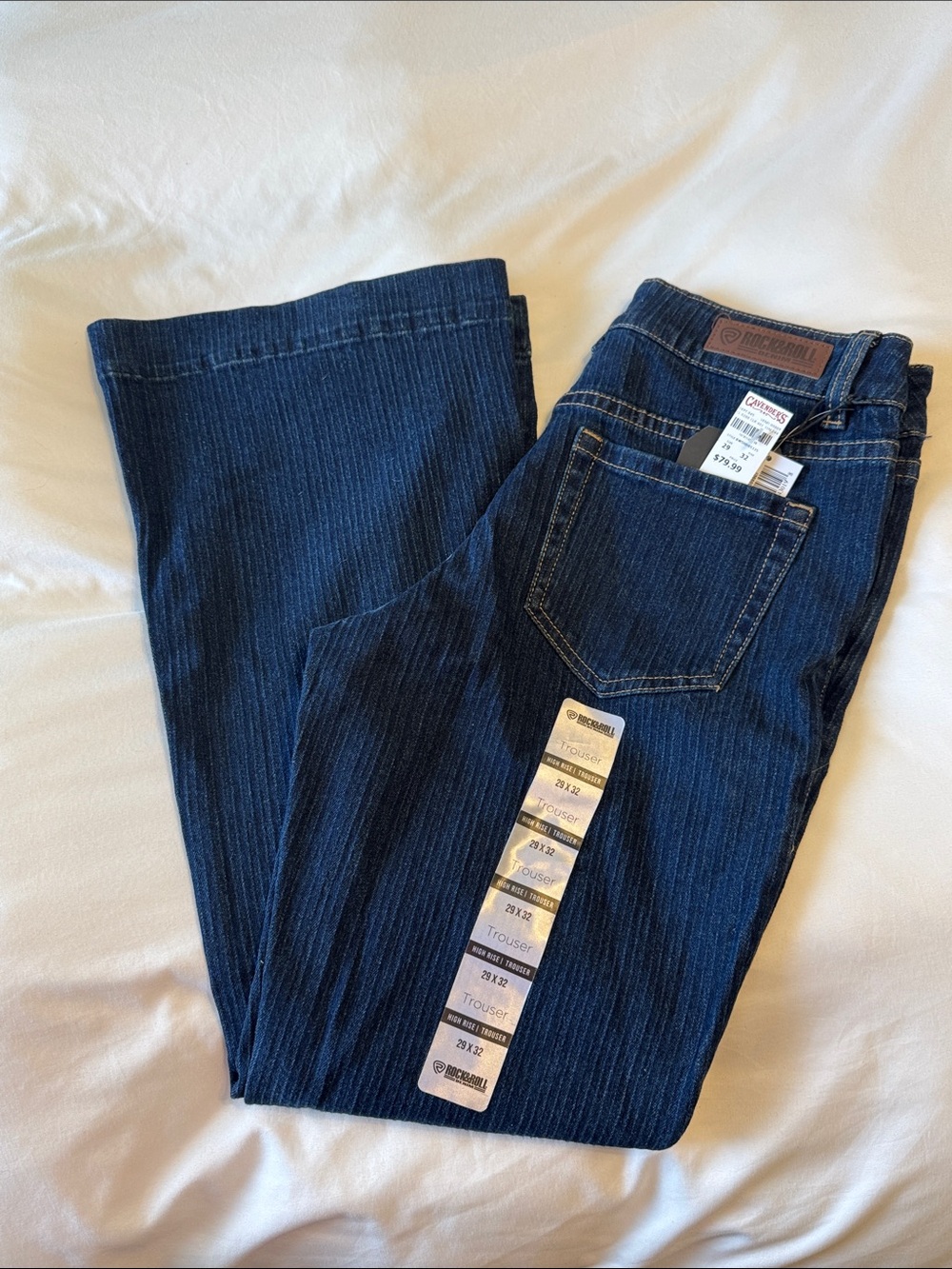 Rock & Roll Cowgirl Dark Blue Boot Cut Jeans